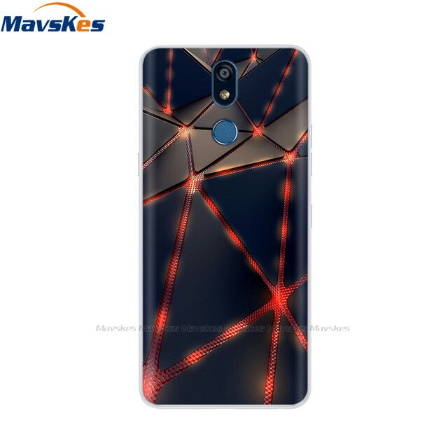 For LG K40 K 40 Case 2019 Cartoon Fashion Silicone Soft TPU Back Cover Coque For LG K40 Phone Cases Cute Flower Cat Lady Fundas