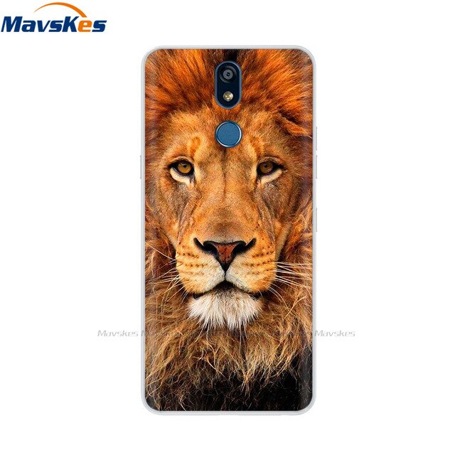 For LG K40 K 40 Case 2019 Cartoon Fashion Silicone Soft TPU Back Cover Coque For LG K40 Phone Cases Cute Flower Cat Lady Fundas
