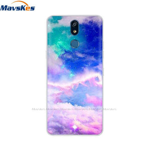 For LG K40 K 40 Case 2019 Cartoon Fashion Silicone Soft TPU Back Cover Coque For LG K40 Phone Cases Cute Flower Cat Lady Fundas