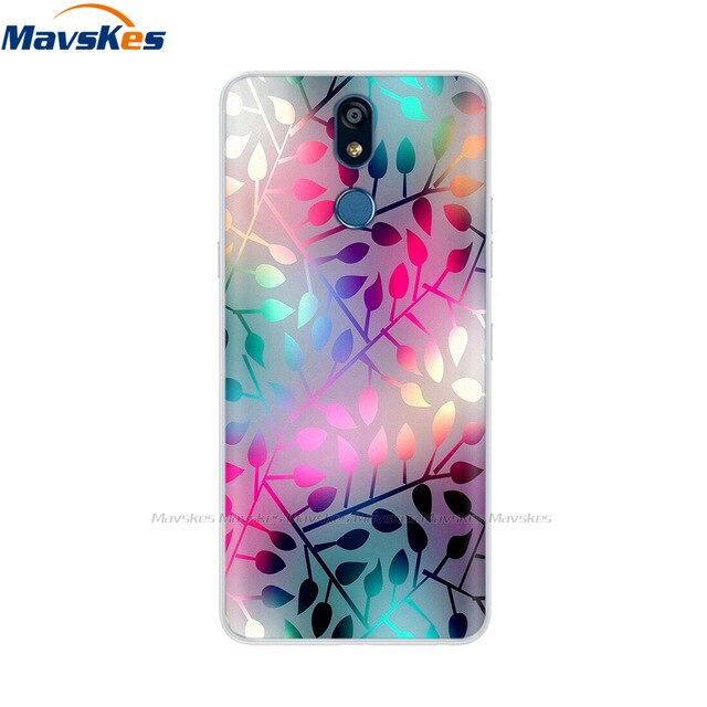 For LG K40 K 40 Case 2019 Cartoon Fashion Silicone Soft TPU Back Cover Coque For LG K40 Phone Cases Cute Flower Cat Lady Fundas